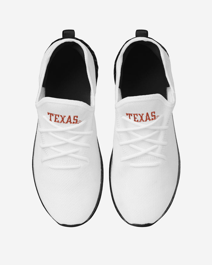 Texas Longhorns Gradient Midsole White Sneakers FOCO - FOCO.com