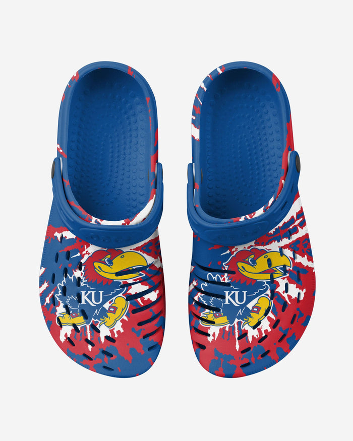 Kansas Jayhawks Tie-Dye Clog With Strap FOCO - FOCO.com