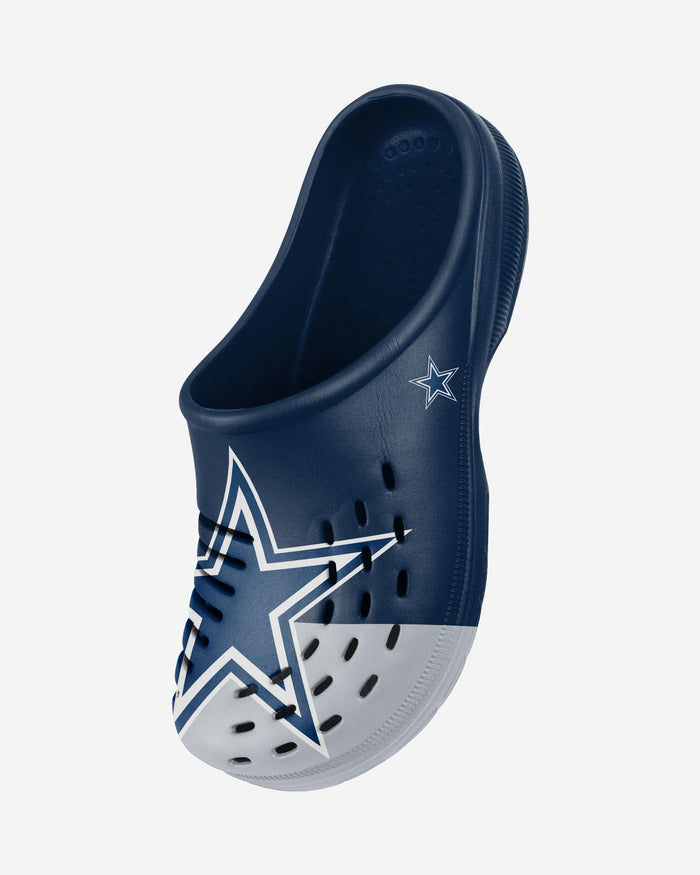 Dallas Cowboys Colorblock Big Logo Clog FOCO - FOCO.com