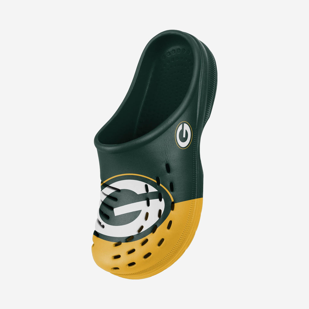Green Bay Packers Colorblock Big Logo Clog FOCO