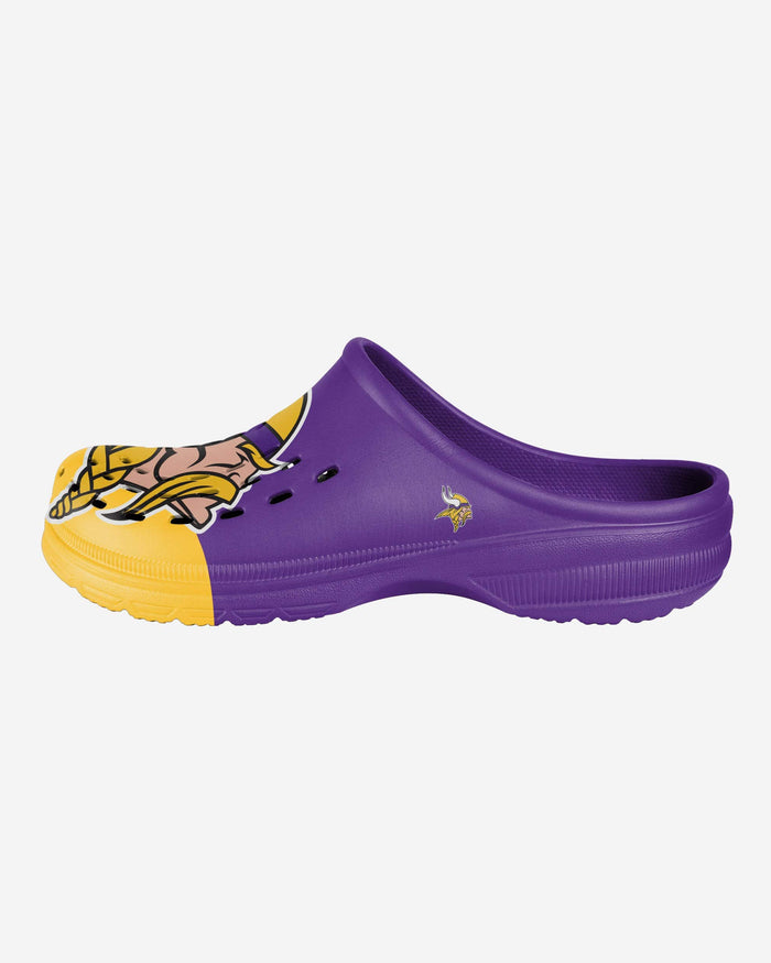 Minnesota Vikings Colorblock Big Logo Clog FOCO - FOCO.com