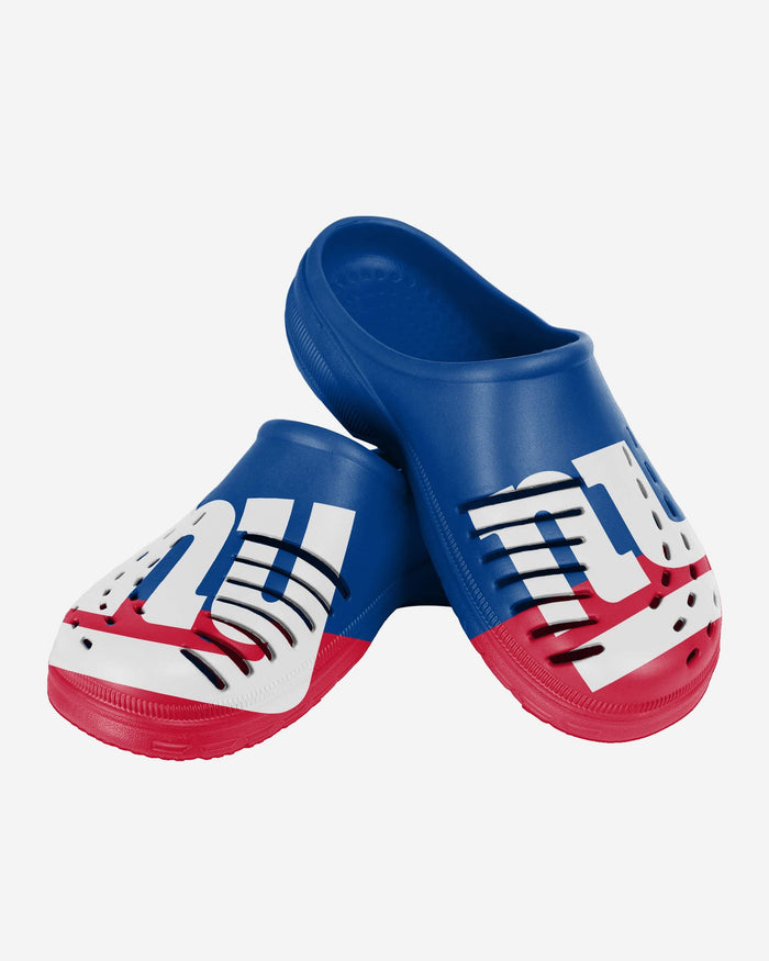 New York Giants Colorblock Big Logo Clog FOCO - FOCO.com