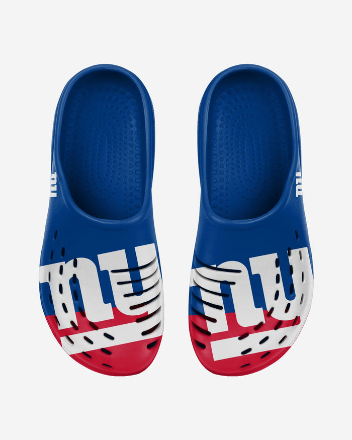 New York Giants Colorblock Big Logo Clog FOCO S - FOCO.com