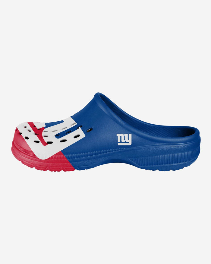 New York Giants Colorblock Big Logo Clog FOCO - FOCO.com