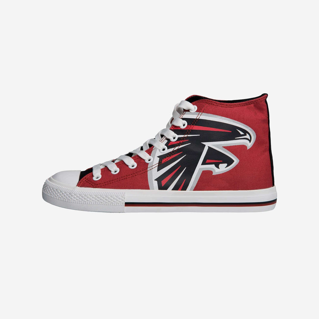 Atlanta Falcons Mens High Top Big Logo Canvas Shoe FOCO - FOCO.com