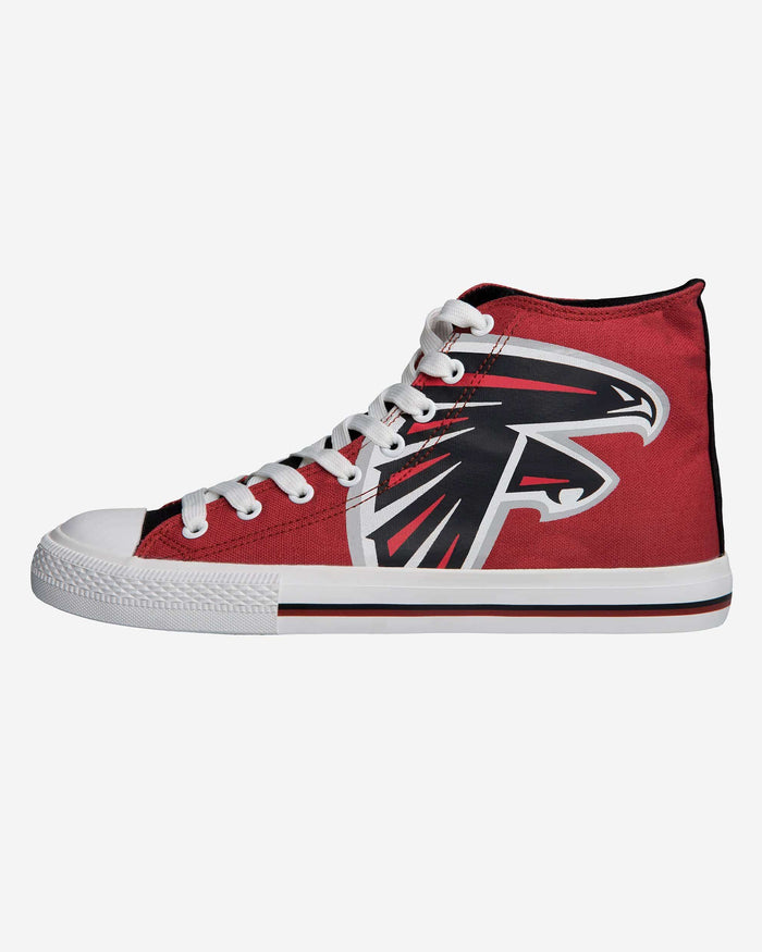 Atlanta Falcons Mens High Top Big Logo Canvas Shoe FOCO - FOCO.com