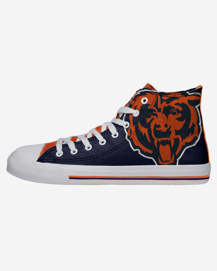 Chicago Bears Mens High Top Big Logo Canvas Shoe FOCO - FOCO.com