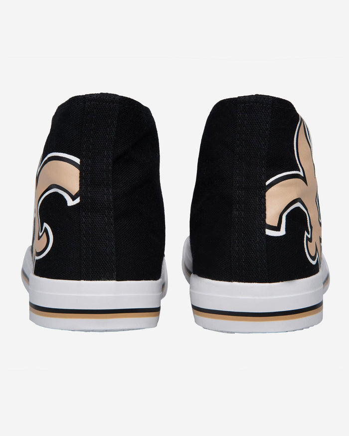 New Orleans Saints Mens High Top Big Logo Canvas Shoe FOCO - FOCO.com