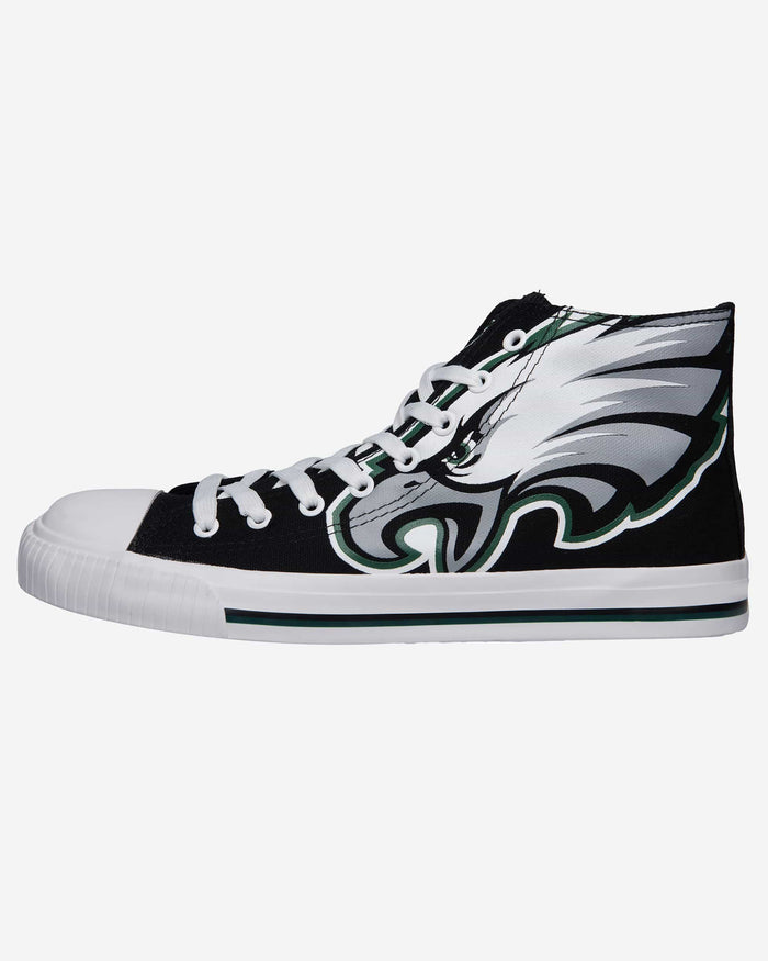 Philadelphia Eagles Mens High Top Big Logo Canvas Shoe FOCO - FOCO.com