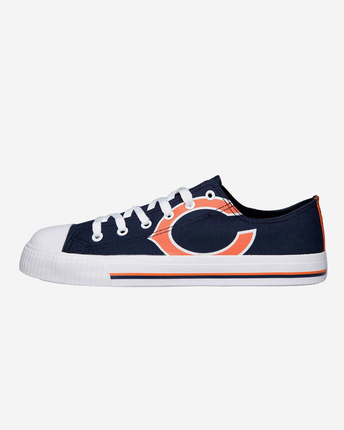 Chicago Bears Mens Low Top Big Logo Canvas Shoe FOCO - FOCO.com
