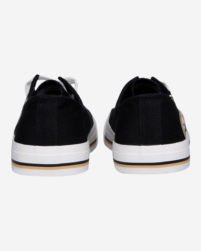 New Orleans Saints Mens Low Top Big Logo Canvas Shoe FOCO - FOCO.com