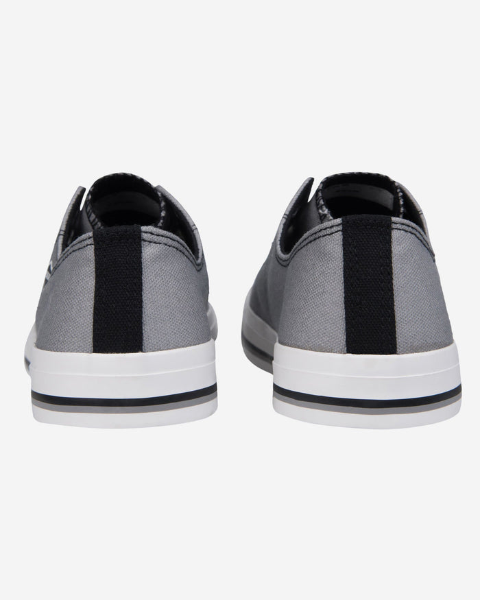 Las Vegas Raiders Mens Low Top Big Logo Canvas Shoe FOCO - FOCO.com