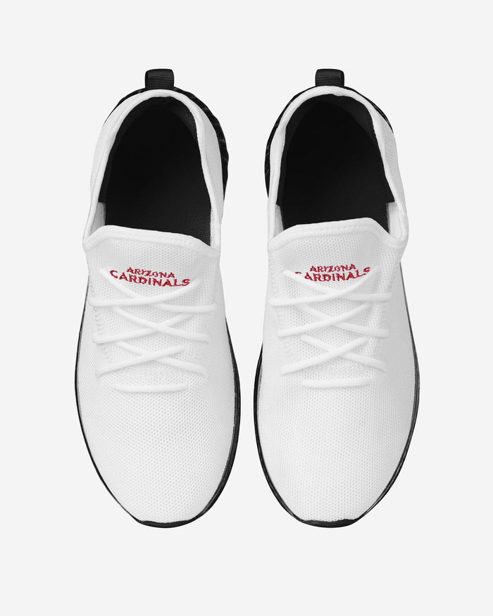 Arizona Cardinals Gradient Midsole White Sneakers FOCO - FOCO.com