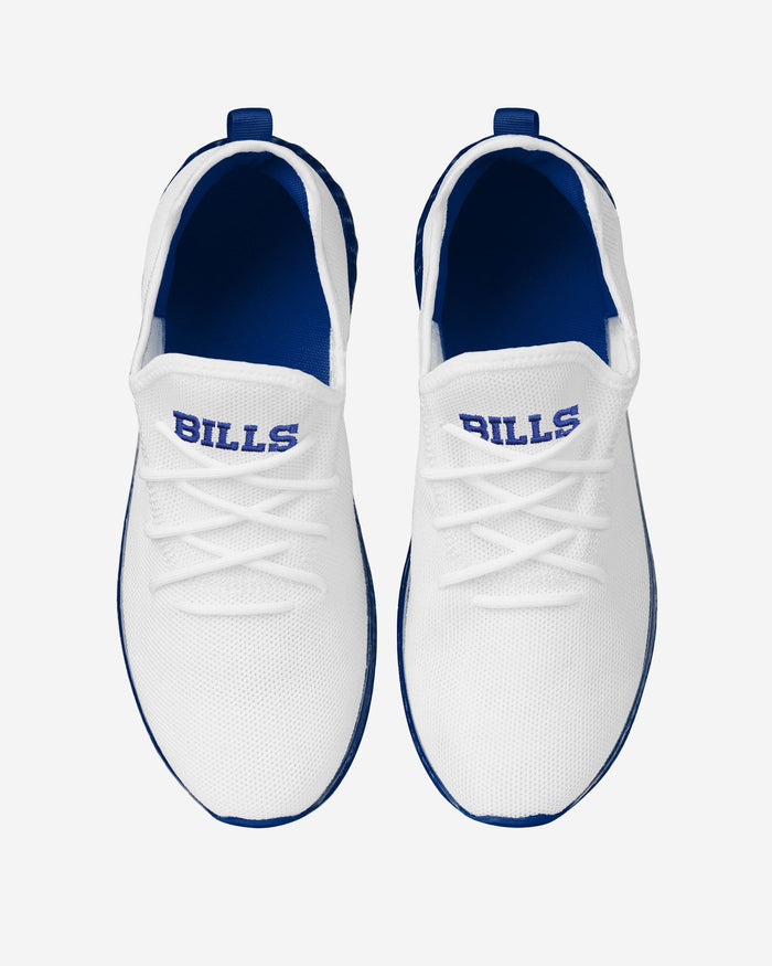 Buffalo Bills Gradient Midsole White Sneakers FOCO - FOCO.com