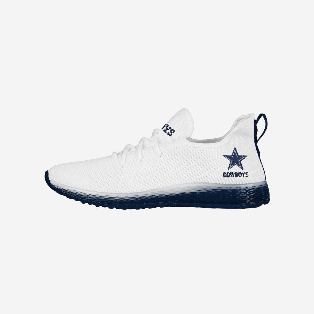 Dallas Cowboys Gradient Midsole White Sneakers FOCO 7 - FOCO.com