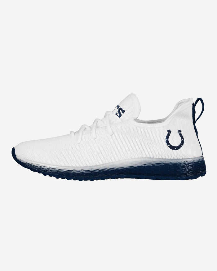 Indianapolis Colts Gradient Midsole White Sneakers FOCO 7 - FOCO.com