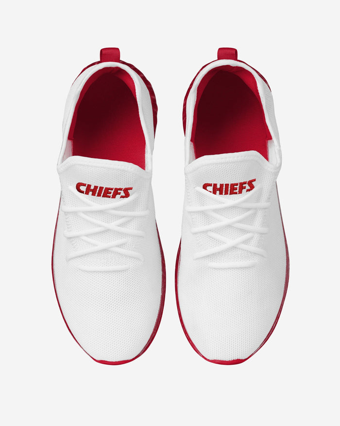Kansas City Chiefs Gradient Midsole White Sneakers FOCO - FOCO.com