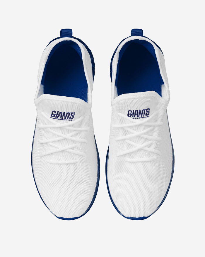 New York Giants Gradient Midsole White Sneakers FOCO - FOCO.com