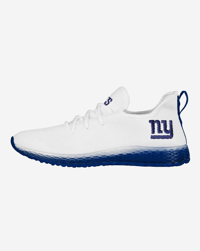 New York Giants Gradient Midsole White Sneakers FOCO 7 - FOCO.com