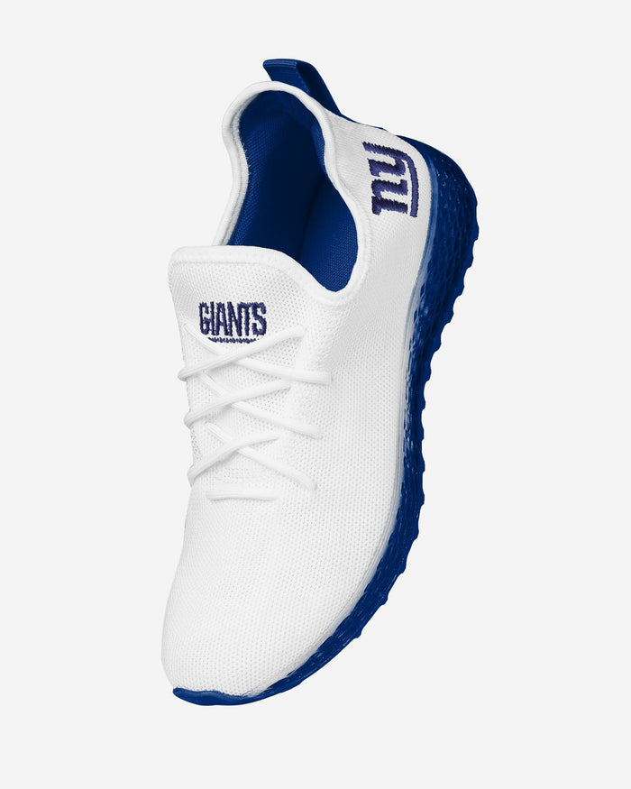New York Giants Gradient Midsole White Sneakers FOCO - FOCO.com