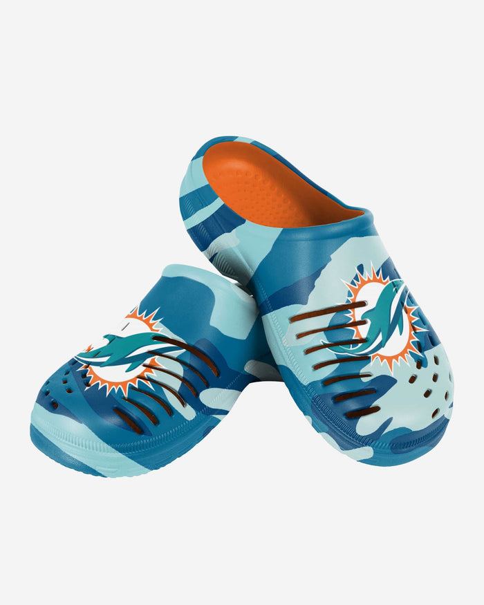 Miami Dolphins Tonal Camo Clog FOCO - FOCO.com