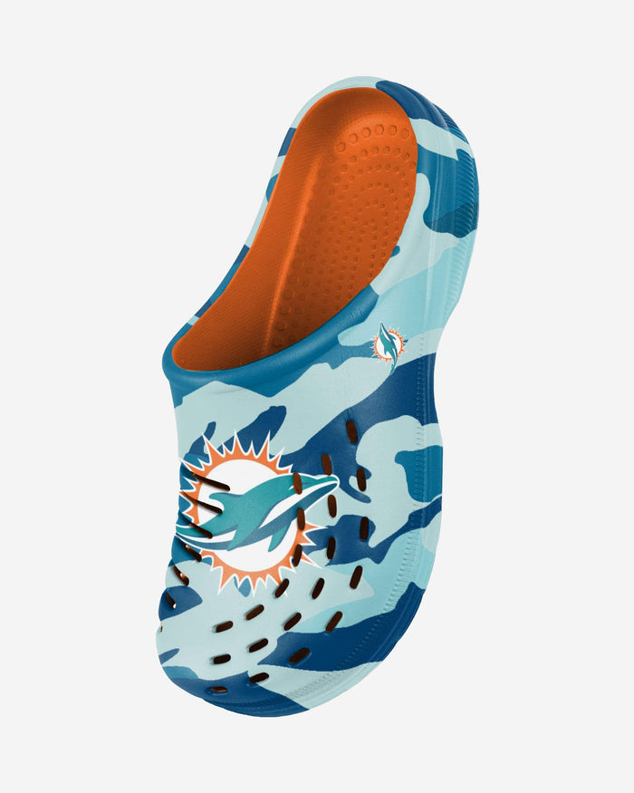 Miami Dolphins Tonal Camo Clog FOCO - FOCO.com