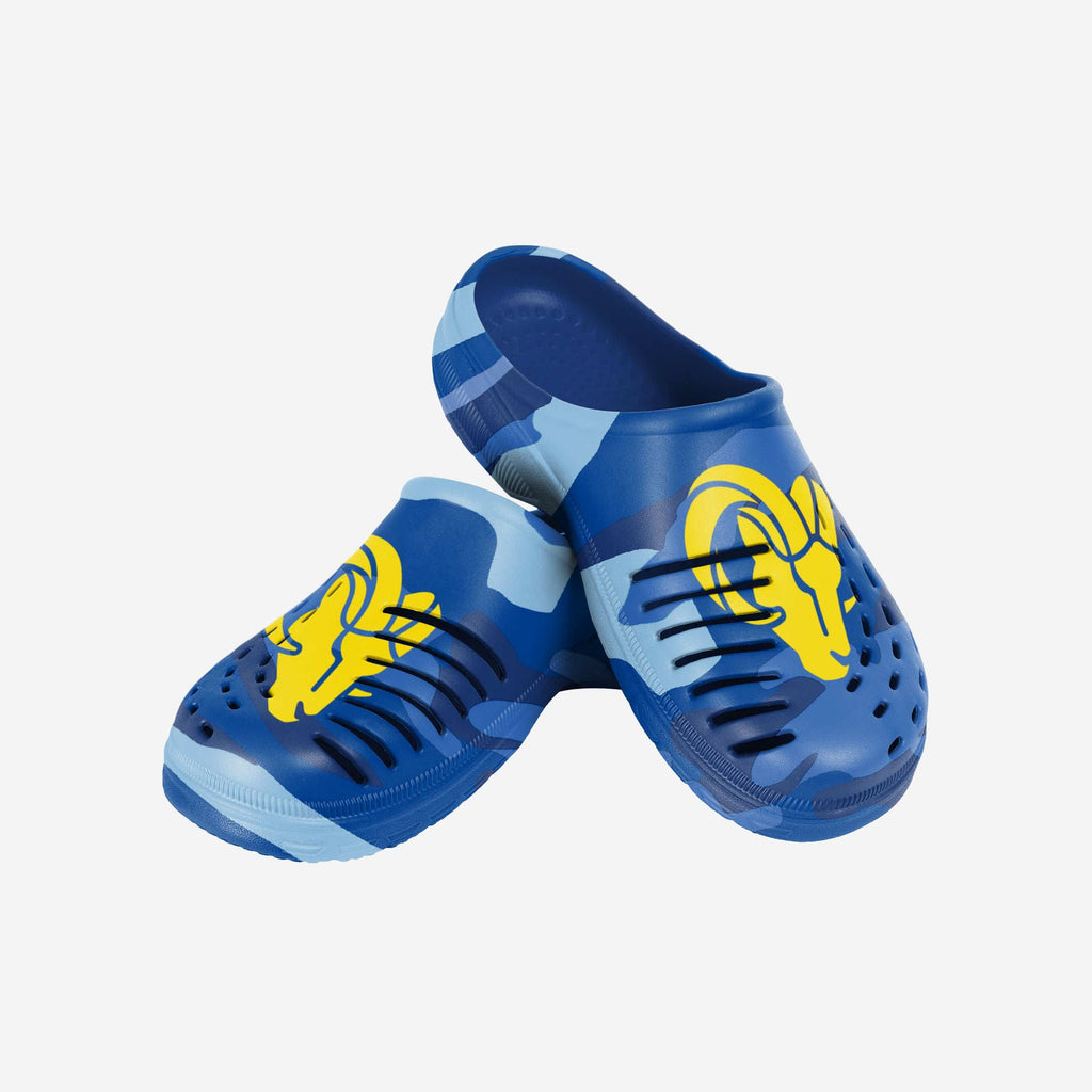 La Rams Clogs Los Angeles Rams Tonal Camo Clog FOCO
