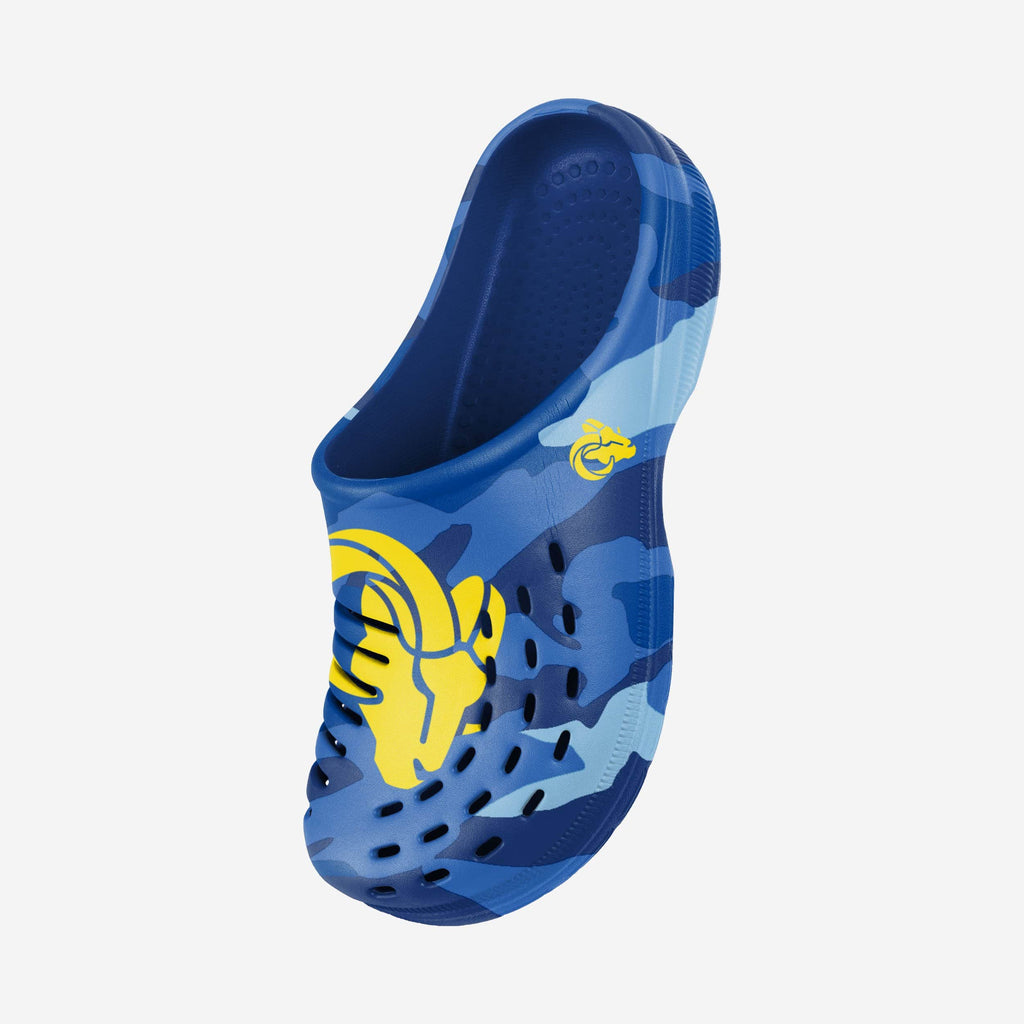 La Rams Clogs Los Angeles Rams Tonal Camo Clog FOCO