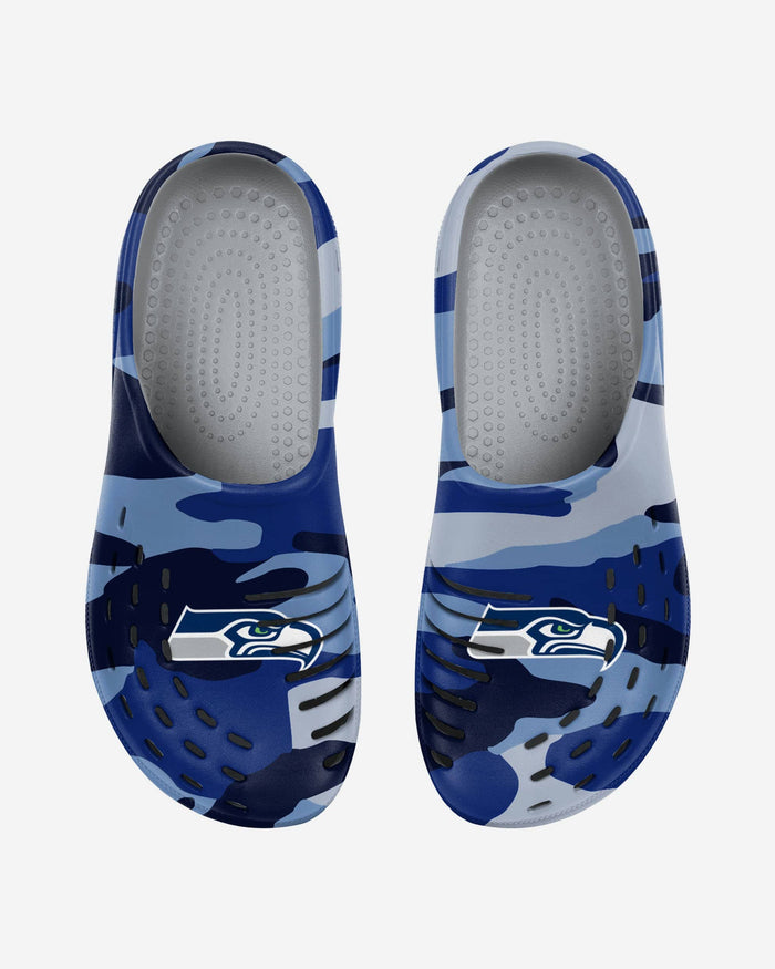 Seattle Seahawks Tonal Camo Clog FOCO - FOCO.com
