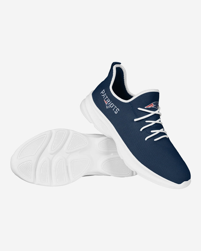 New England Patriots Team Color Sneakers FOCO - FOCO.com