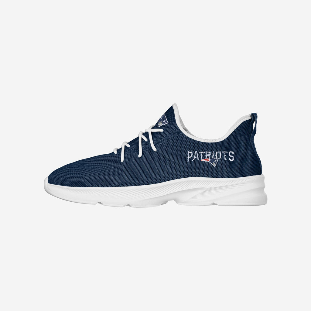 New England Patriots Team Color Sneakers FOCO 7 - FOCO.com