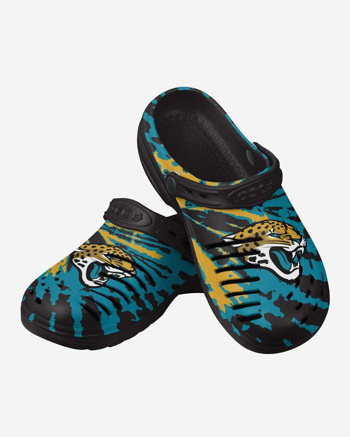 Jacksonville Jaguars Tie-Dye Clog With Strap FOCO - FOCO.com