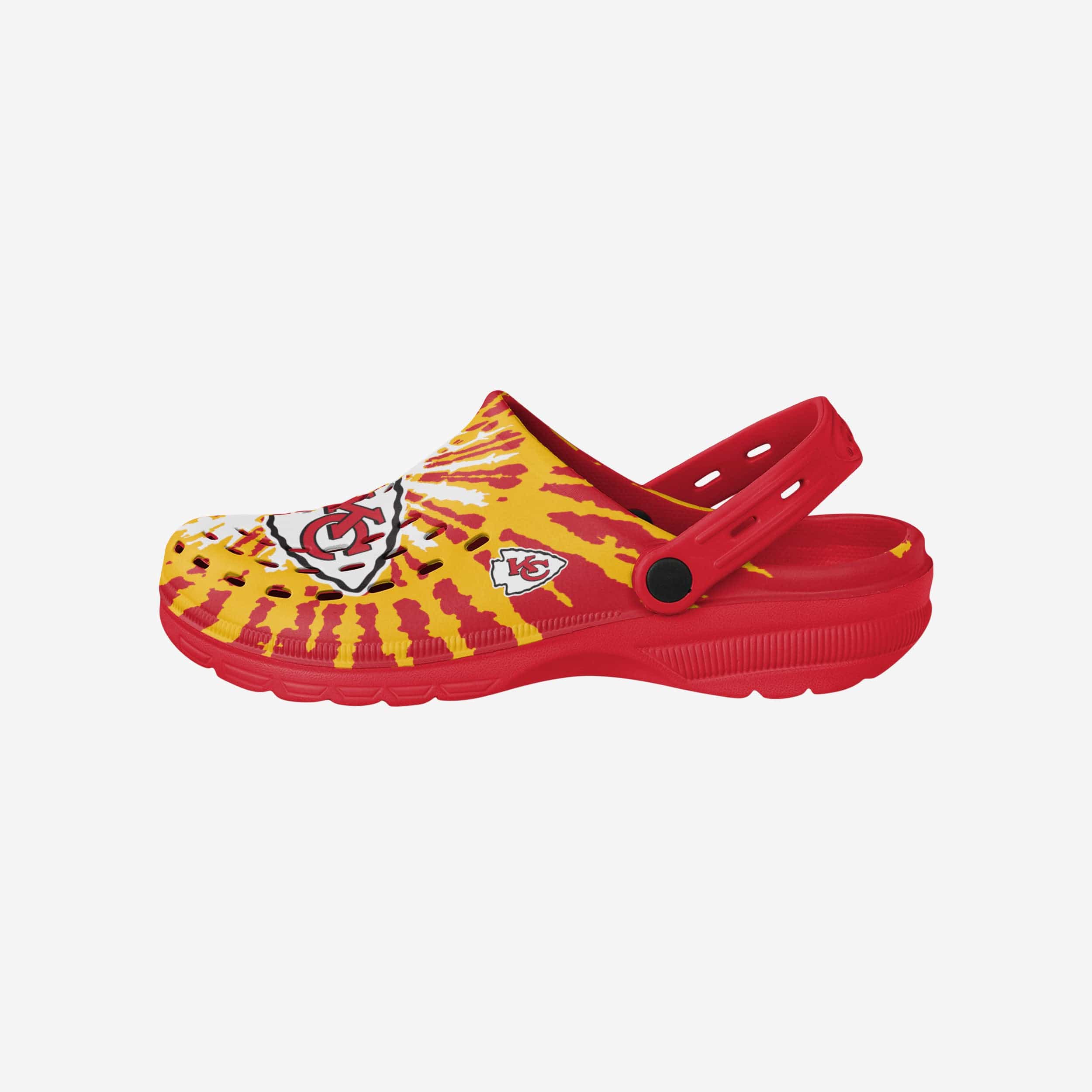 Kansas City Chiefs Tie-Dye Clog With Strap