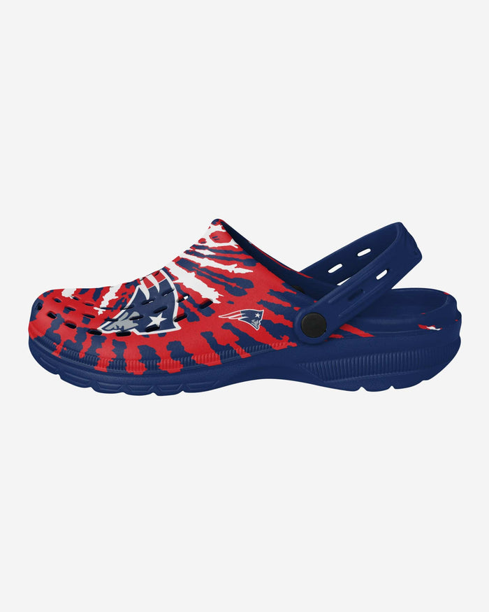 New England Patriots Tie-Dye Clog With Strap FOCO S - FOCO.com