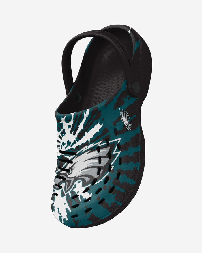 Philadelphia Eagles Tie-Dye Clog With Strap FOCO - FOCO.com