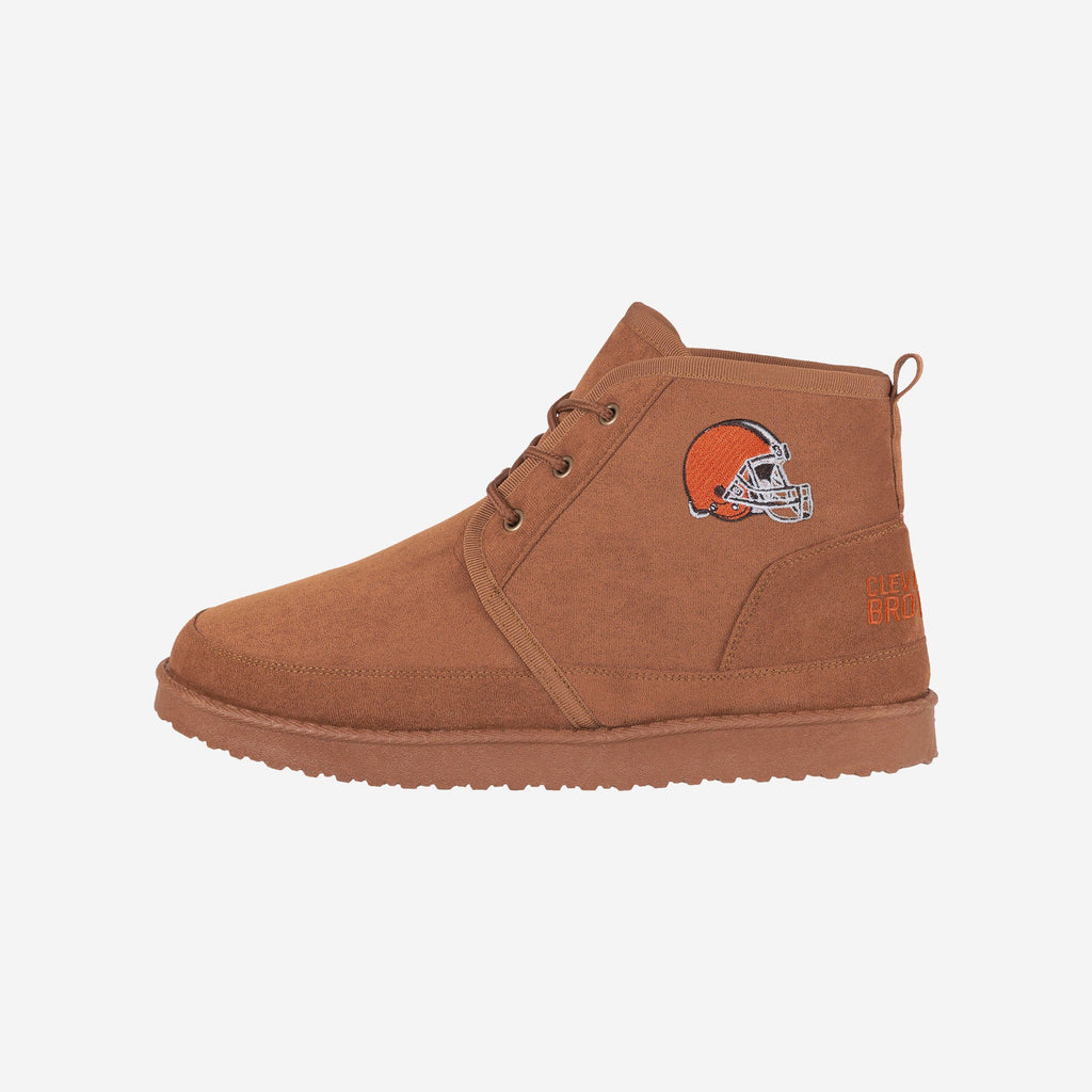 Cleveland Browns Team Logo Sherpa Lined Boot FOCO 7 - FOCO.com