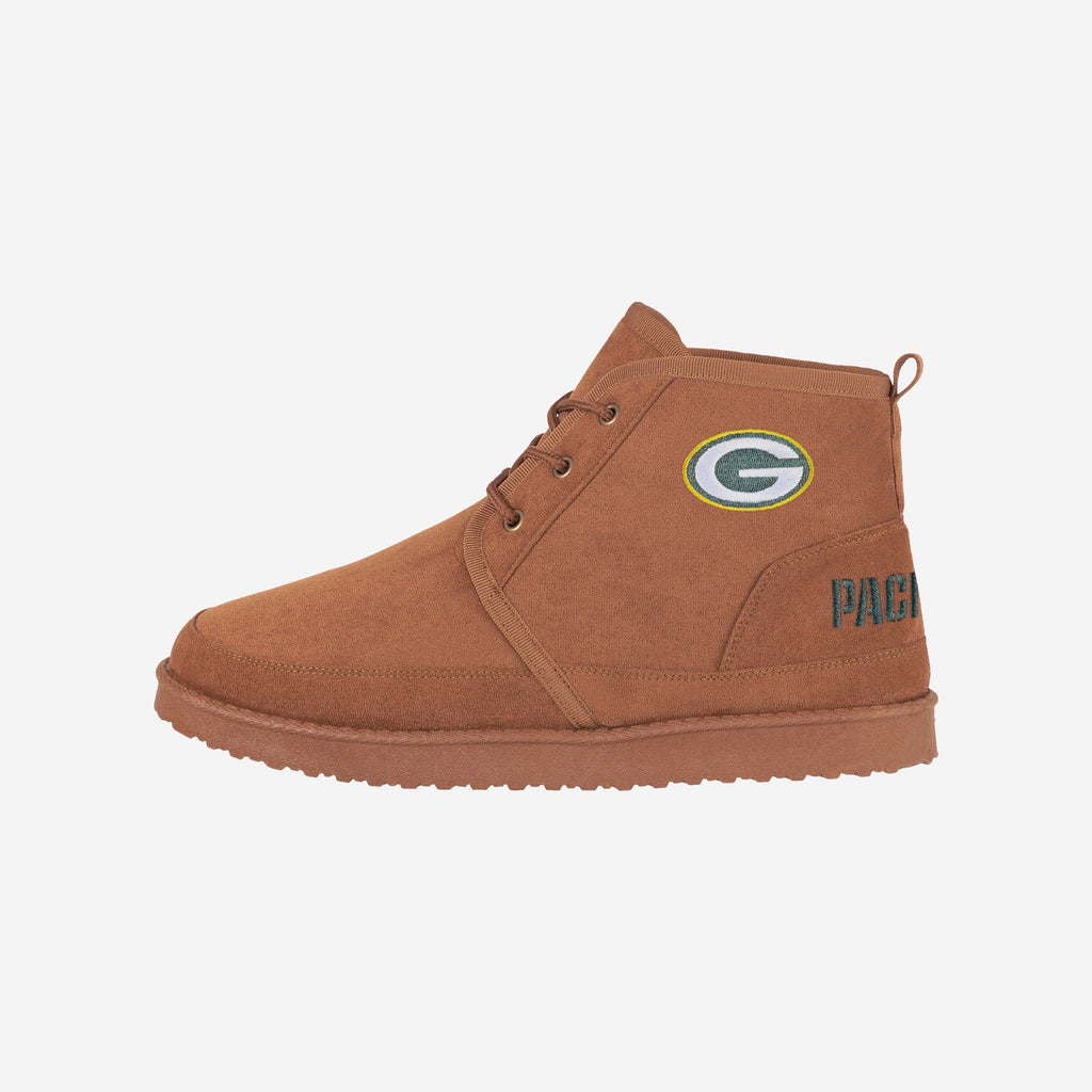 Green Bay Packers Team Logo Sherpa Lined Boot FOCO 7 - FOCO.com