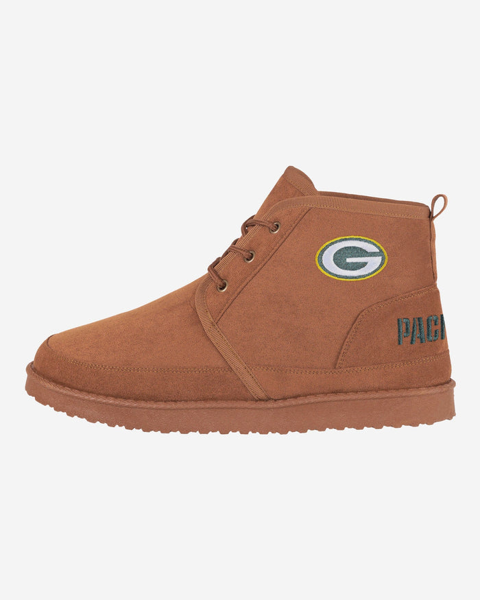 Green Bay Packers Team Logo Sherpa Lined Boot FOCO 7 - FOCO.com