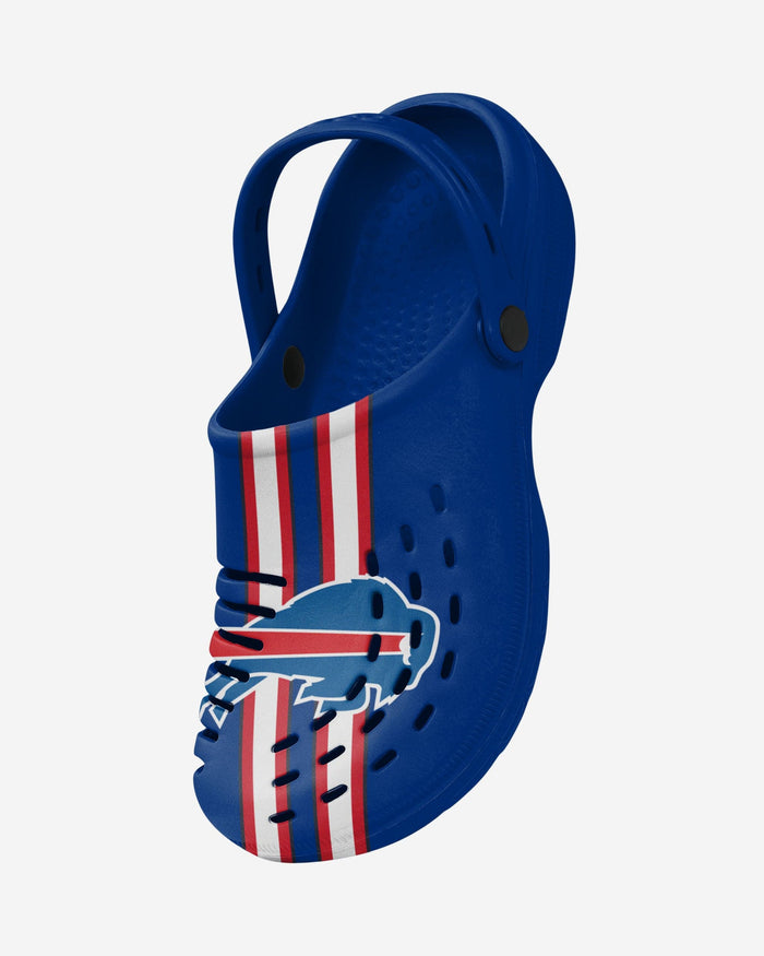 Buffalo Bills Team Stripe Clog With Strap FOCO - FOCO.com