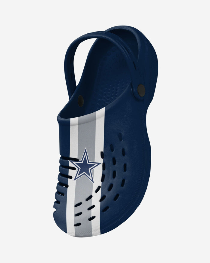 Dallas Cowboys Team Stripe Clog With Strap FOCO - FOCO.com