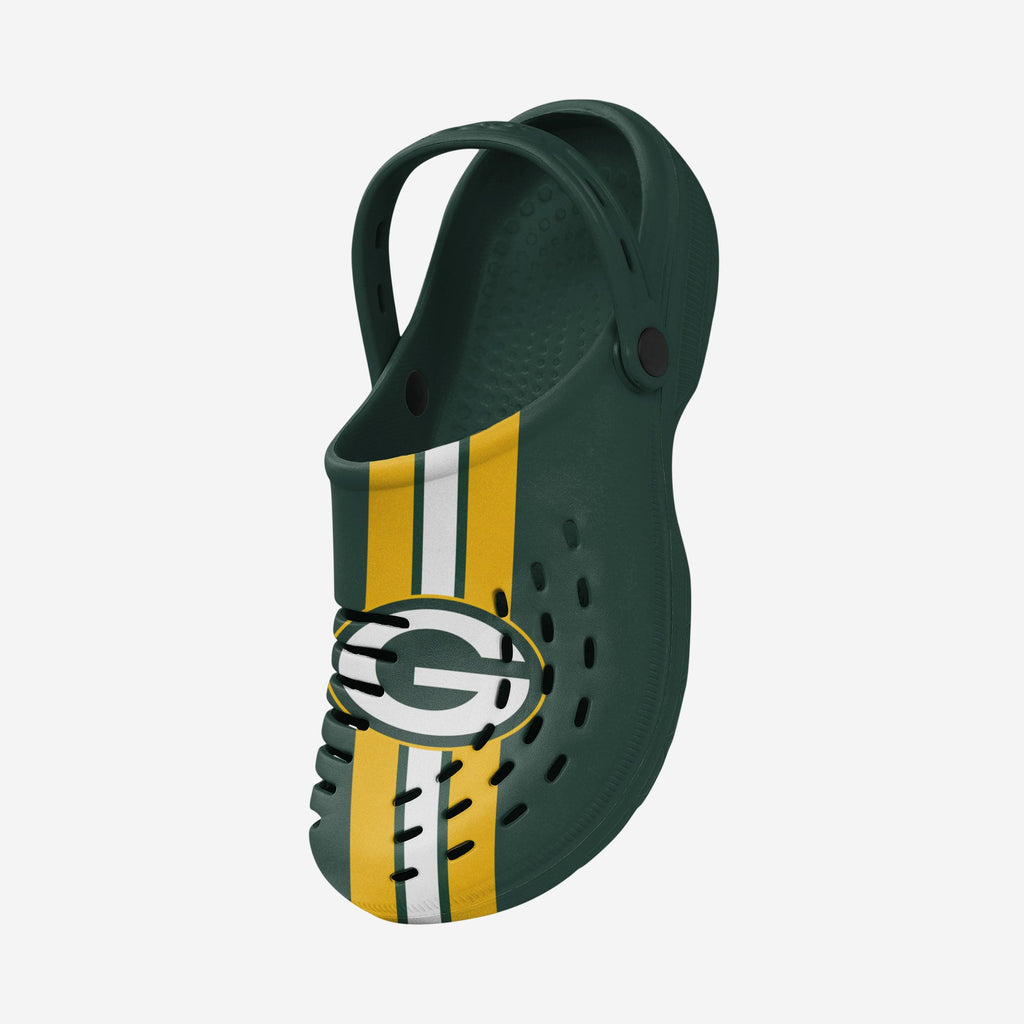 Green Bay Packers Team Stripe Clog With Strap FOCO
