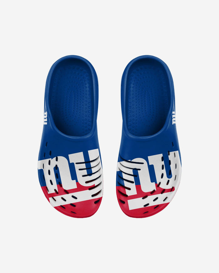New York Giants Youth Colorblock Big Logo Clog FOCO - FOCO.com