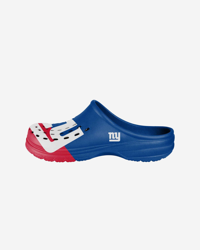 New York Giants Youth Colorblock Big Logo Clog FOCO S - FOCO.com