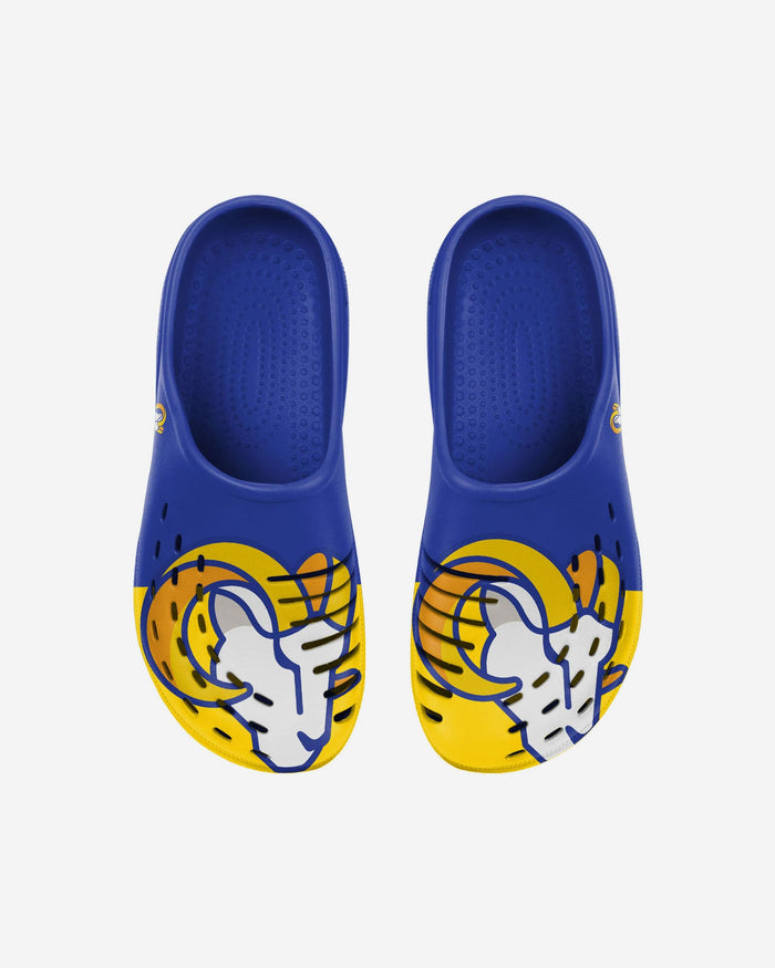 La Rams Clogs Los Angeles Rams Youth Colorblock Big Logo Clog FOCO