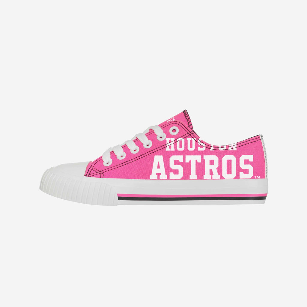 Houston Astros Womens Highlights Low Top Canvas Shoe FOCO 6 - FOCO.com