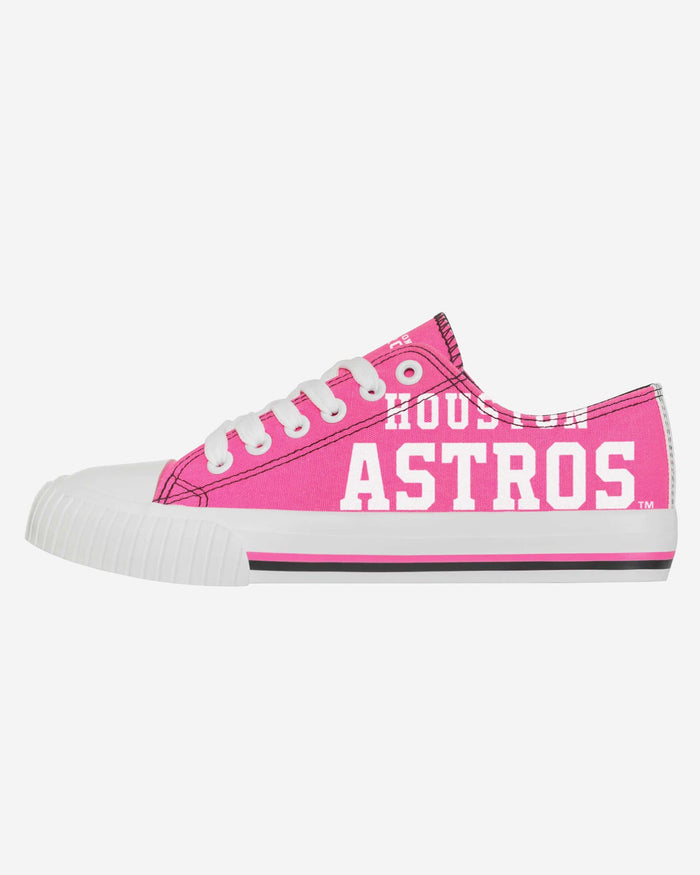 Houston Astros Womens Highlights Low Top Canvas Shoe FOCO 6 - FOCO.com