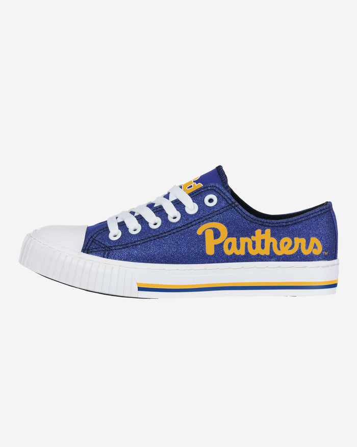Pittsburgh Panthers Womens Color Glitter Low Top Canvas Shoes FOCO 6 - FOCO.com