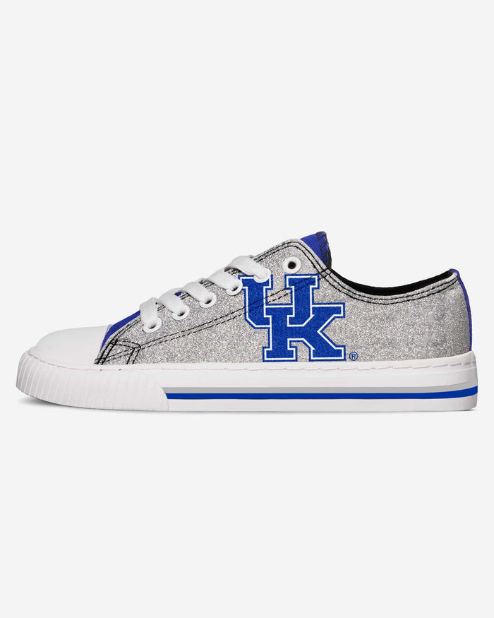 Kentucky Wildcats Womens Glitter Low Top Canvas Shoe FOCO - FOCO.com