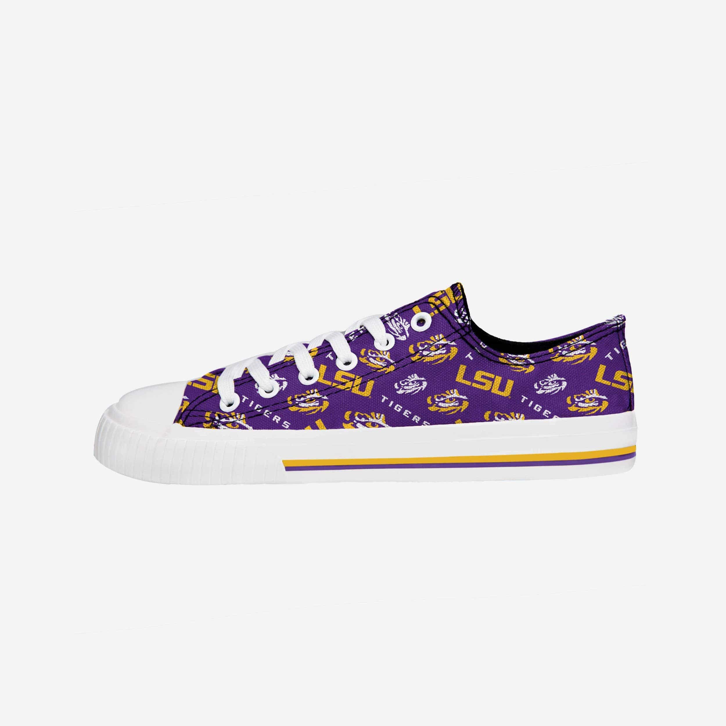 FOCO Women’s North Carolina Tar Heels Low‑Top Canvas Sneakers – Repeat Print Slip‑On Shoes, Size 8 - View #5