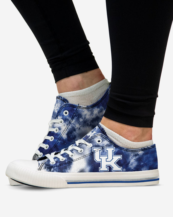 Kentucky Wildcats Womens Low Top Tie-Dye Canvas Shoe FOCO - FOCO.com